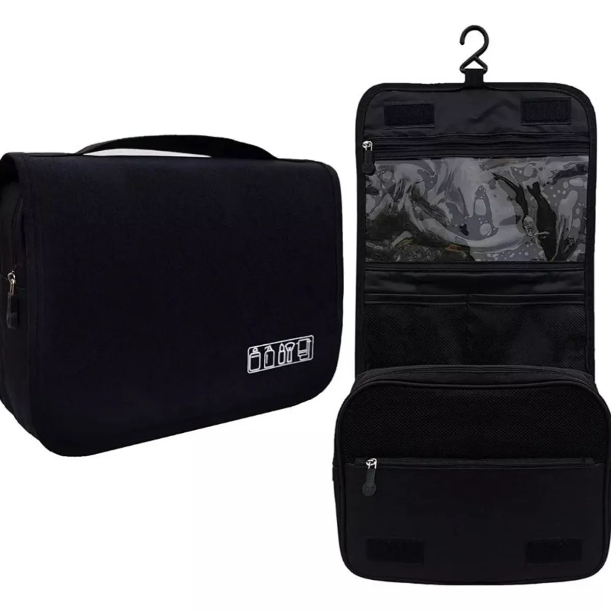 GENERICO - Bolsa De Viaje Cosmético Organizador De Maquillaje  negro