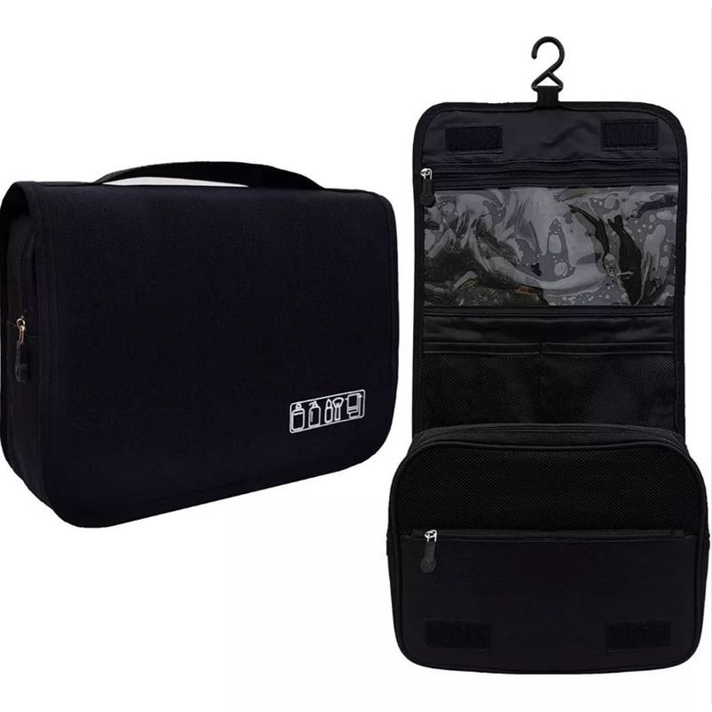 GENERICO - Bolsa De Viaje Cosmético Organizador De Maquillaje  negro