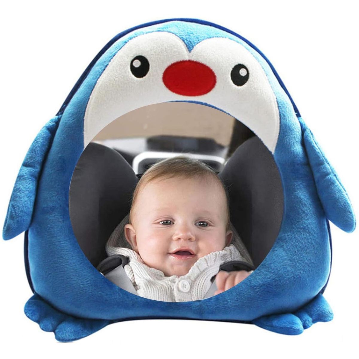 COREJOY - Espejo Retrovisor Auto para Niños Bebés - Pingüino