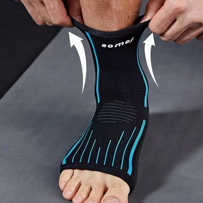 Imagen 2 del producto Tobillera De Compresión Cobre Ajustable Bandas Elásticas