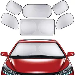 COREJOY - 6pk Parasol auto Y sombrilla de coche con bolsa