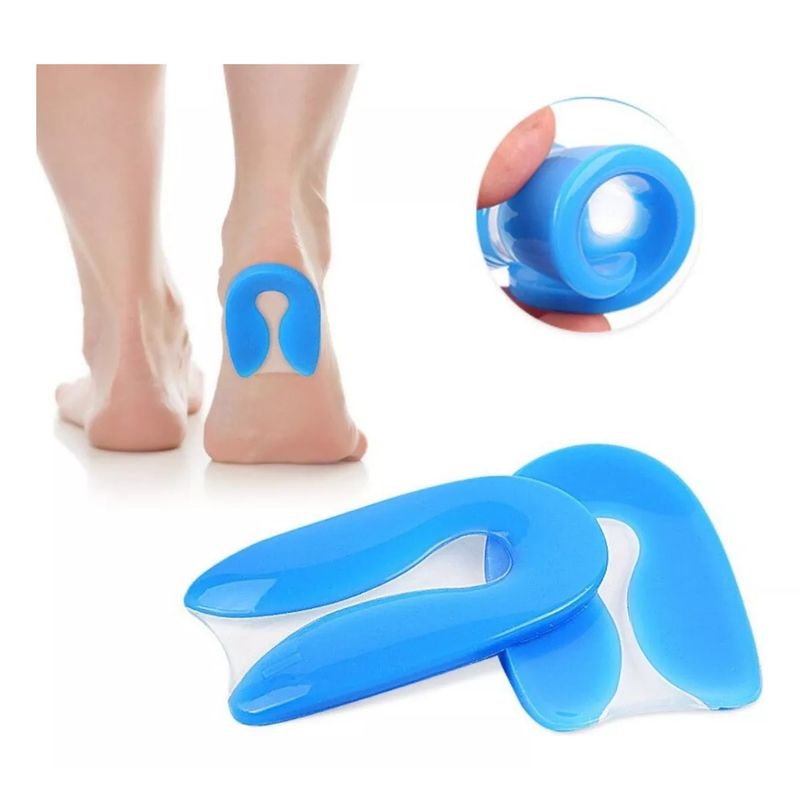 KUANGYE - Talonera Espolón Plantillas Gel Calcáneo Alivia Dolor 1 Par