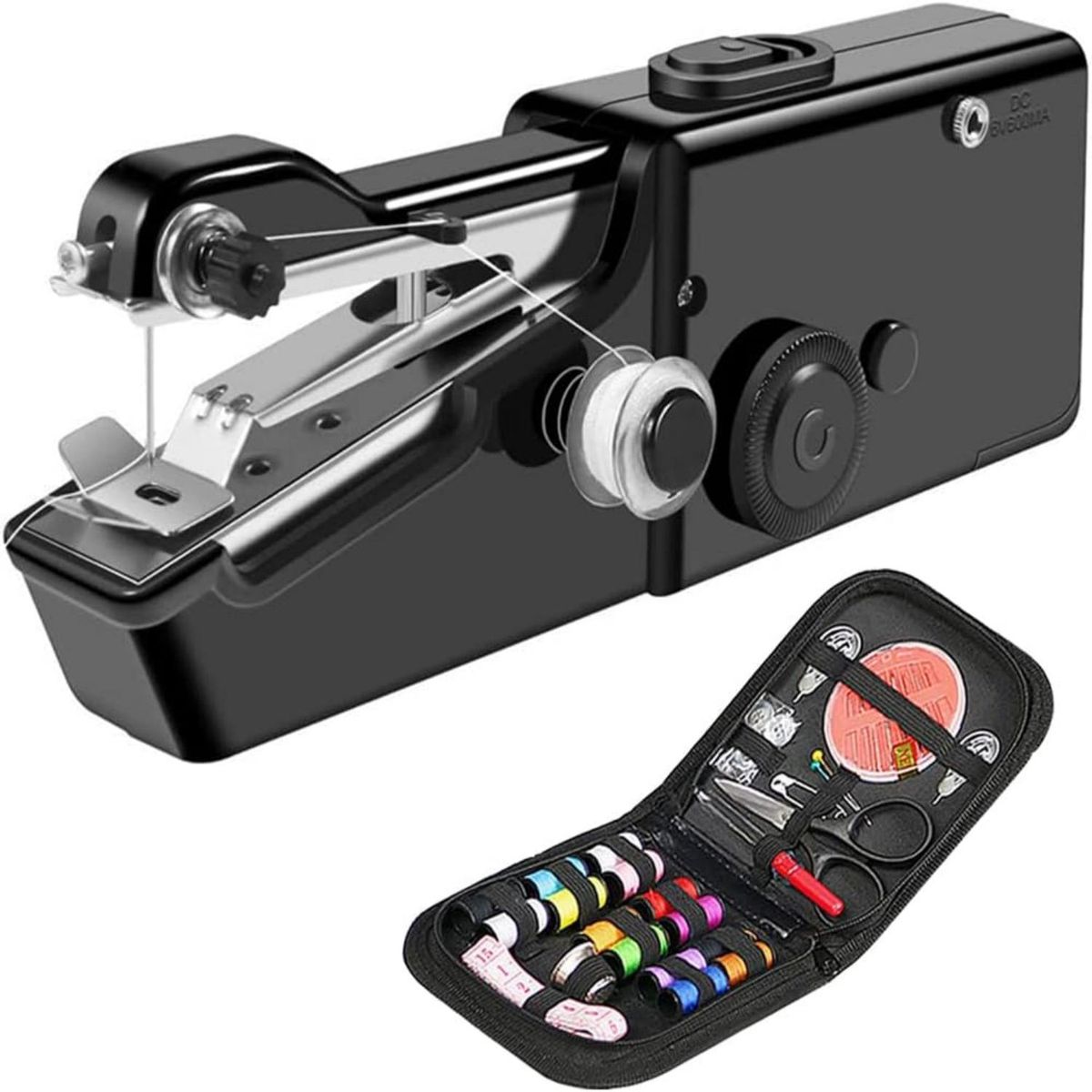 LELOX - Máquina de Coser Portátil de Mano Costura Negro