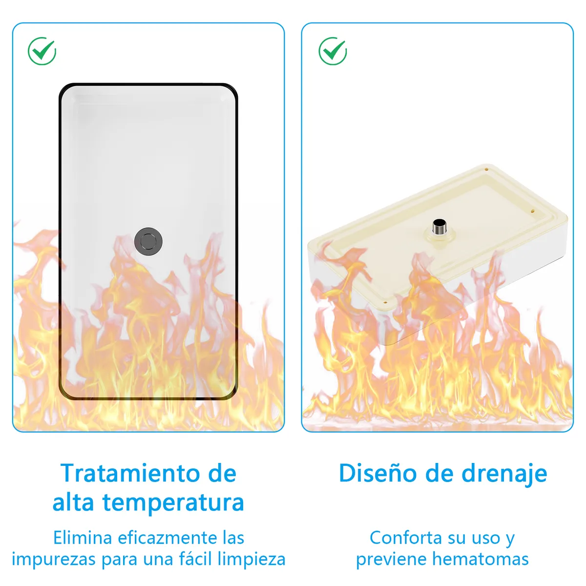 HALMAN - Lavamanos Sobreponer RectáNgulos CeráMica 48x37cm  Desagüe