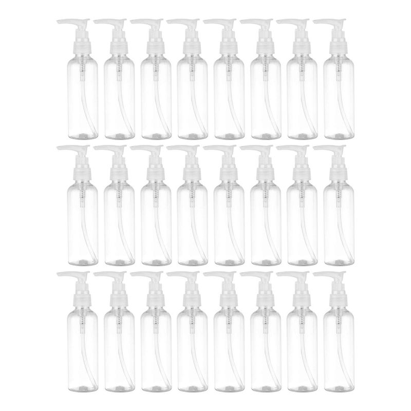 GENERICO - Set 24 Botella Dispensadora 100 Ml Transparente Multiuso
