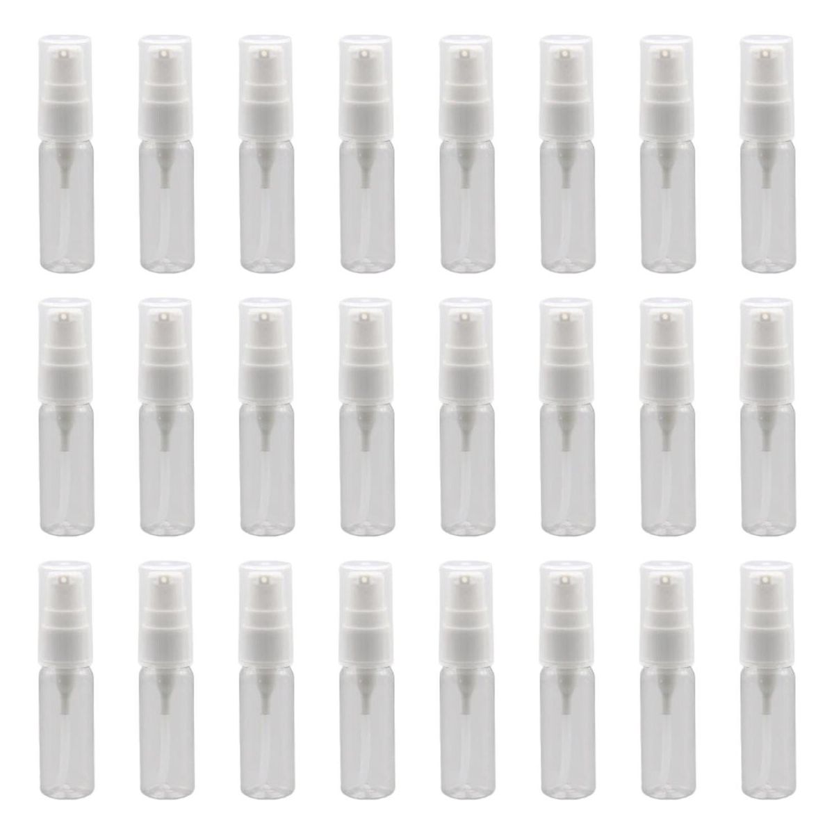 GENERICO - Set 24 Botella De Viaje Dispensador De Liquidos 35 Ml