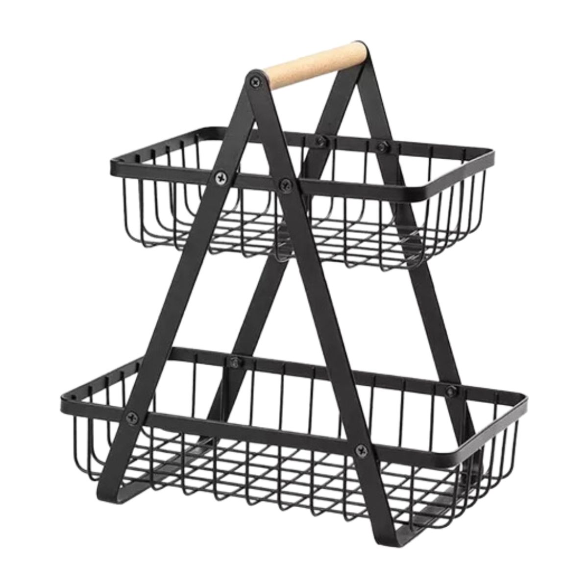 GENERICO - Frutero De Mesa Canasto 2 Niveles