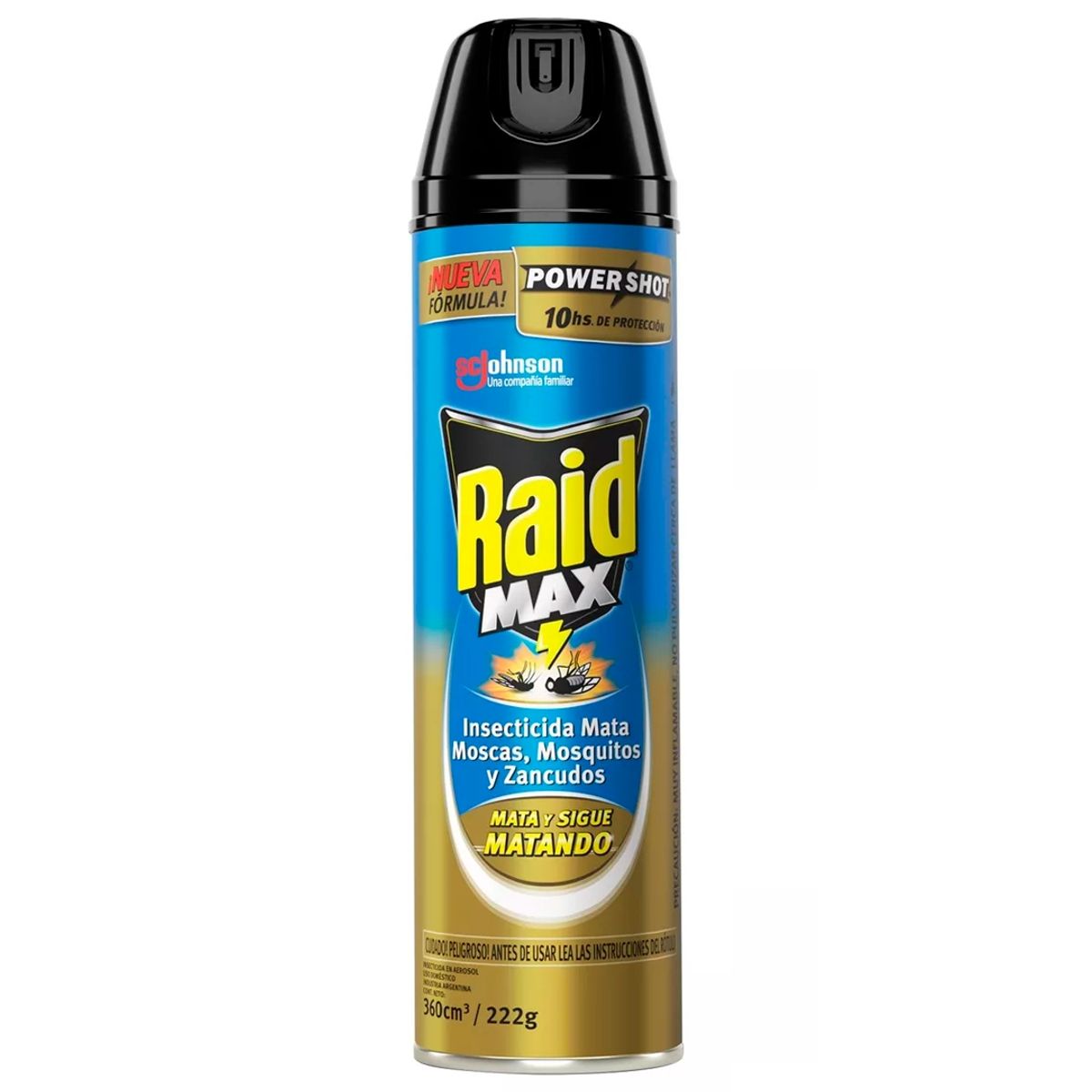 RAID - Mata Moscas Y Mosquitos 222g Raid Max