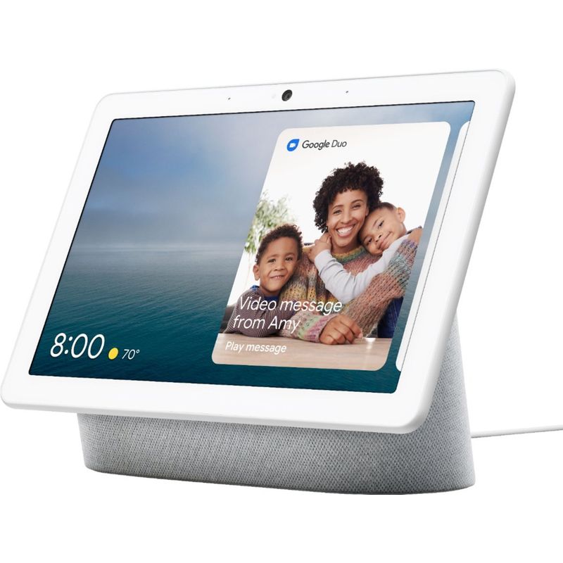 GOOGLE - Google Nest Hub Max 10 Con Asistente Virtual - Chalk