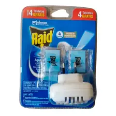 RAID - Aparato Eléctrico + 4 Tabletas Recarga