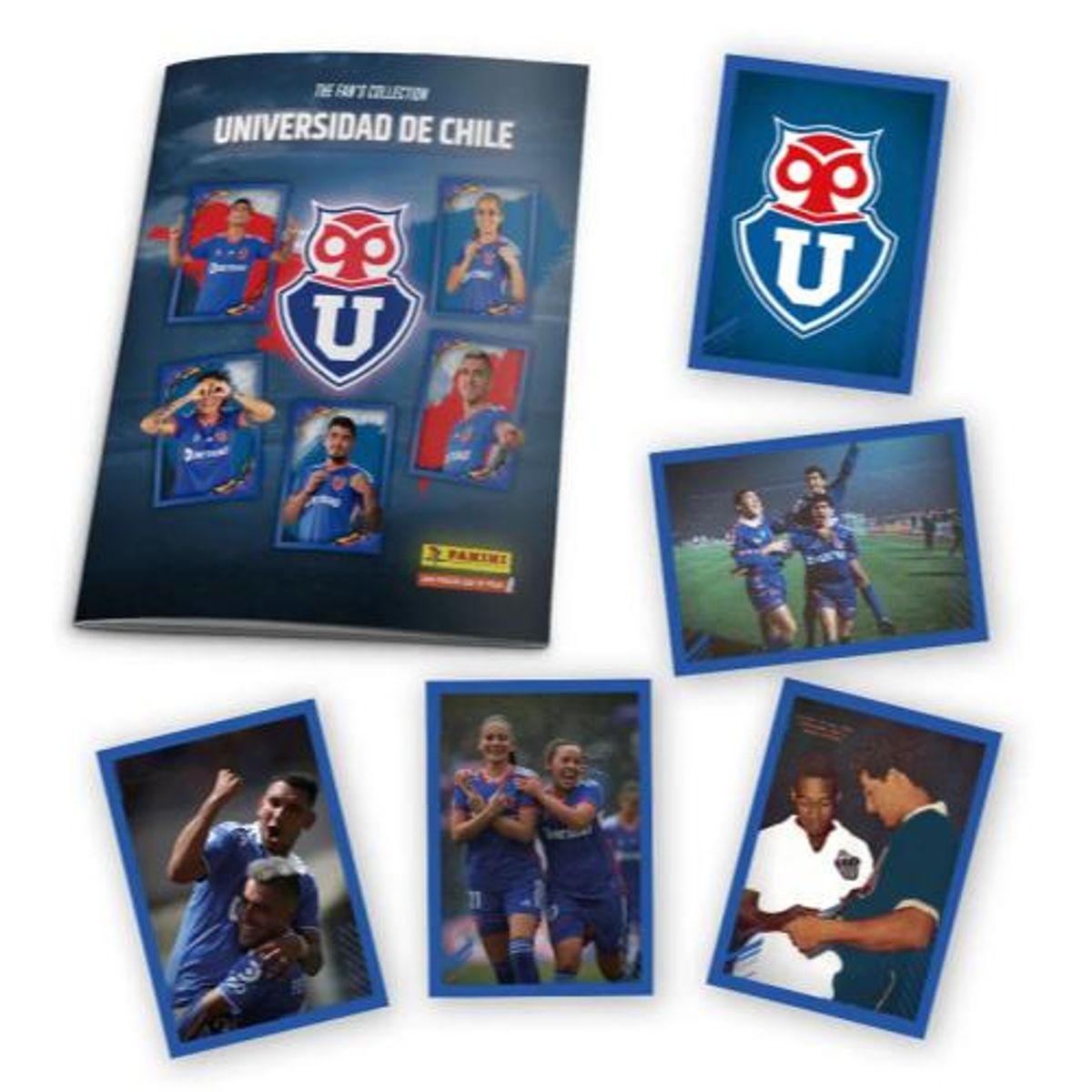 PANINI CHILE - COLECCIÓN COMPLETA UNIVERSIDAD DE CHILE ( 1 ÁLBUM + 144 STICKERS)