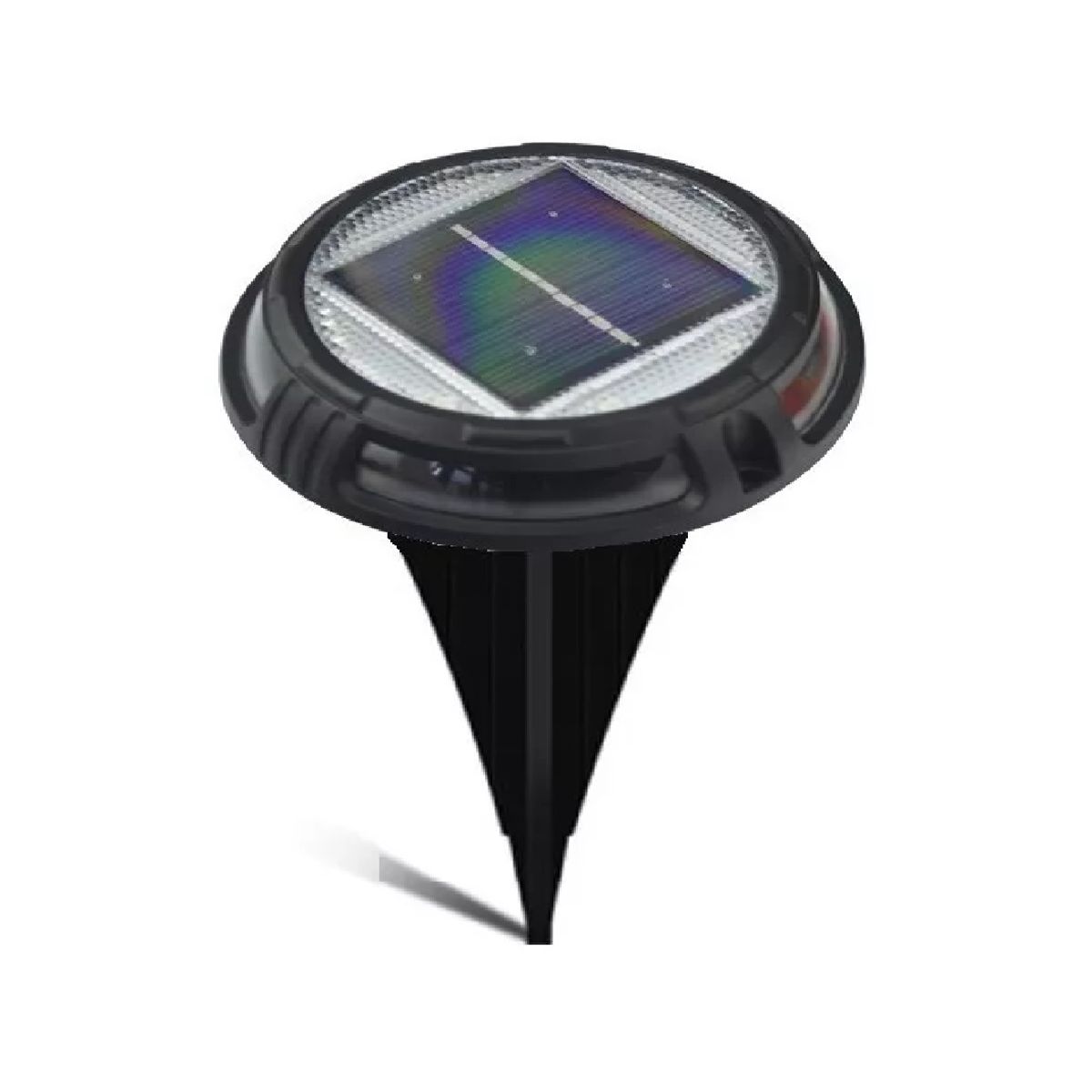 GENERICO - Estaca Focos Led Rgb Solar Exterior Piso Jardin Farol 4023