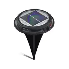GENERICO - Estaca Focos Led Rgb Solar Exterior Piso Jardin Farol 4023