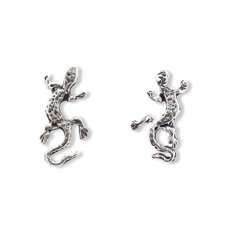 ANDREA COGGIOLA JOYAS - Aros Lagarto Plata Fina 925