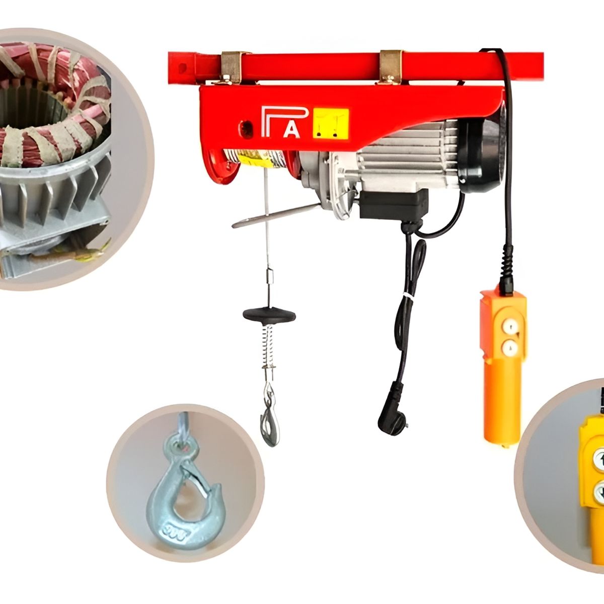 GENERICO - Tecle Eléctrico De Levante Hasta 500 Kgs 220v
