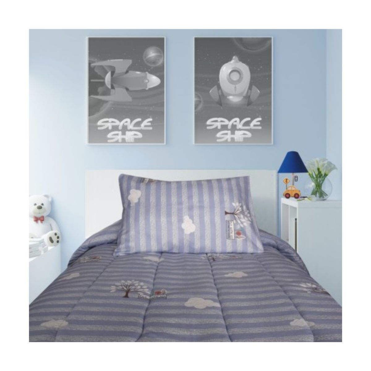 ILLUSIONS - Plumon Infantil Marca Illusions  Apto 1 Plaza Y 1.5 Plaza Dreams