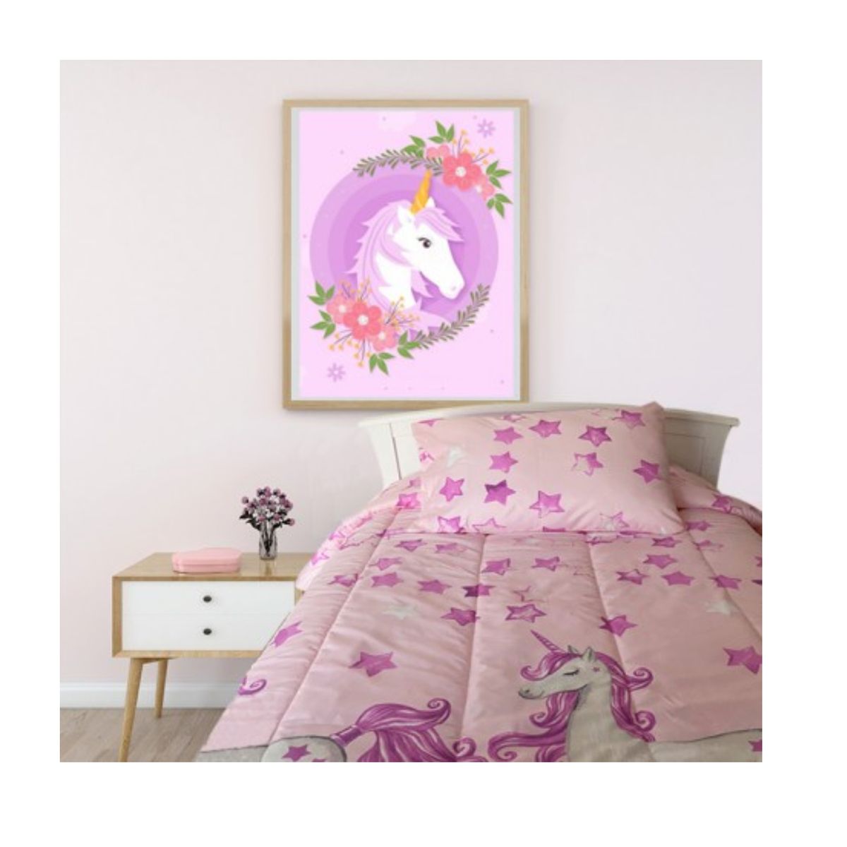 ILLUSIONS - Plumon Infantil Marca Illusions  Apto 1 Plaza Y 1.5 Plaza Girl