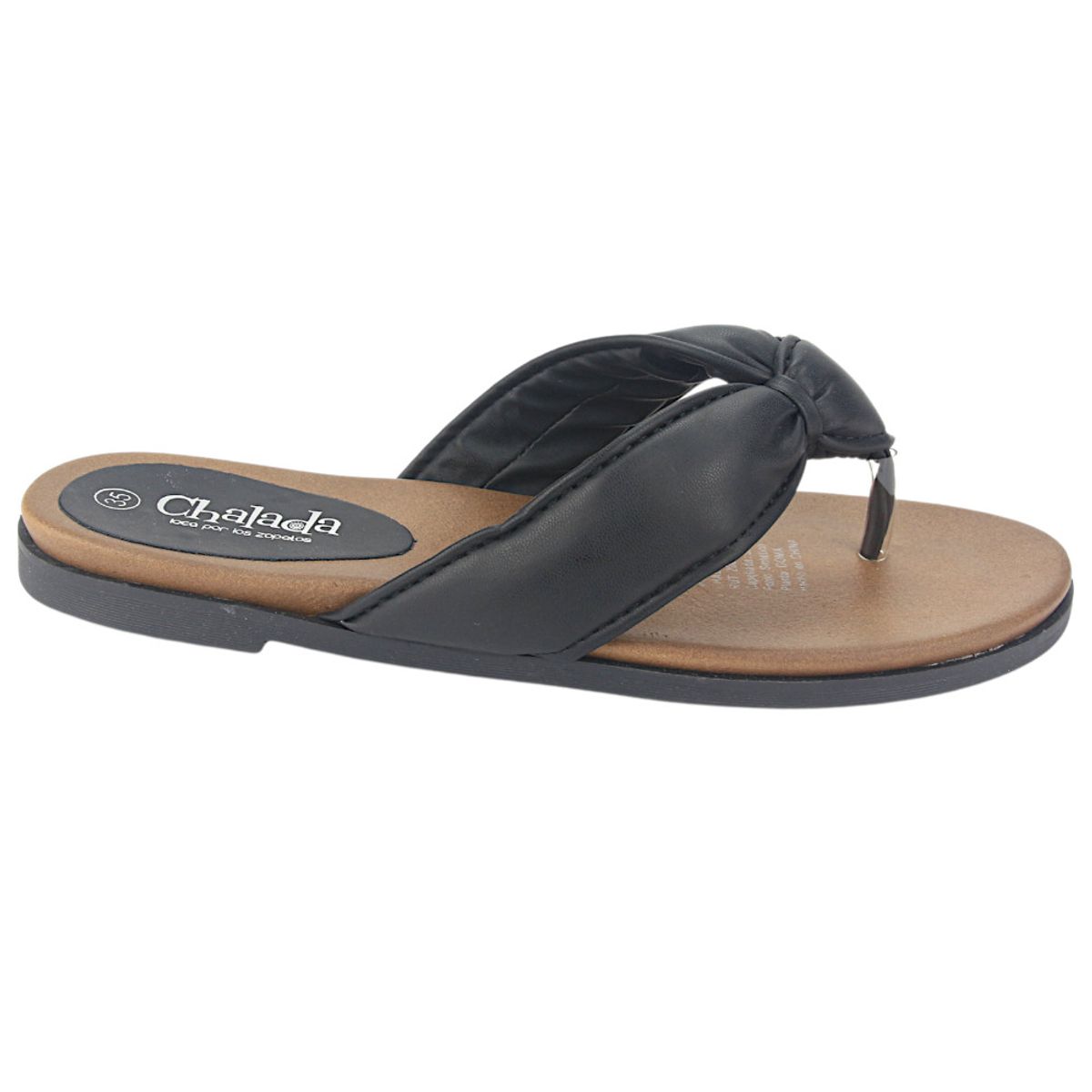 CHALADA - Sandalia Mujer Negro Casual Chalada Prela-11
