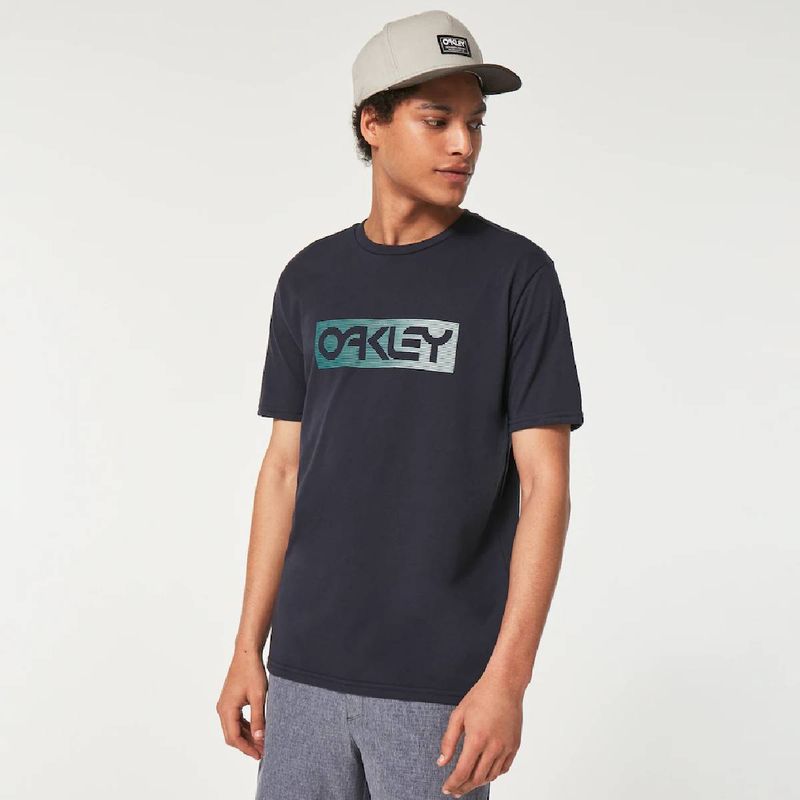 OAKLEY - Polera Oakley Gradient Lines B1B RC Hombre Azul