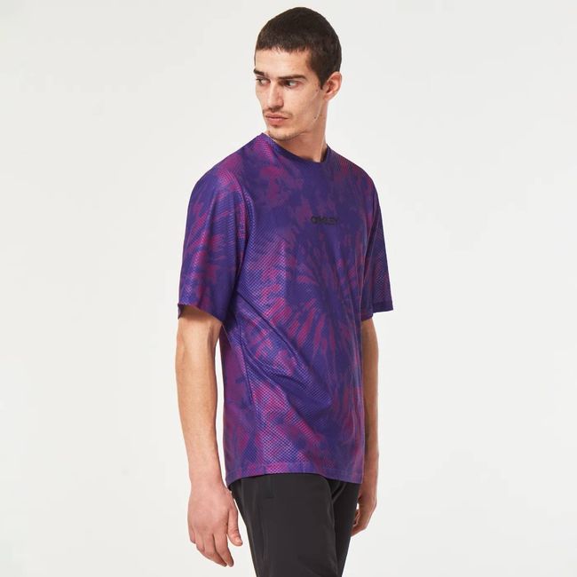 OAKLEY - Polera Oakley Ride Free SS Hombre Morado