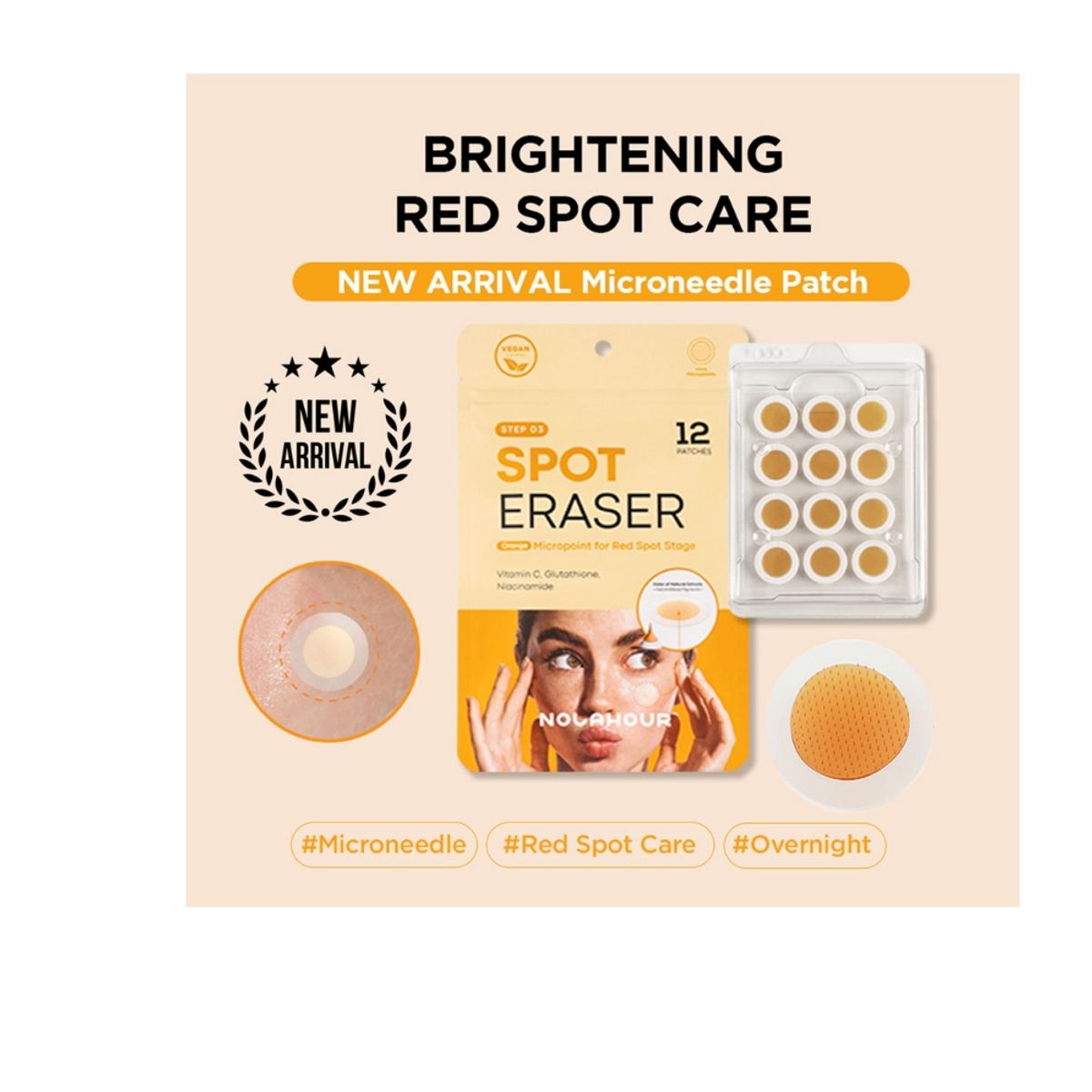 NOLAHOUR - Parches para manchas - 12 un