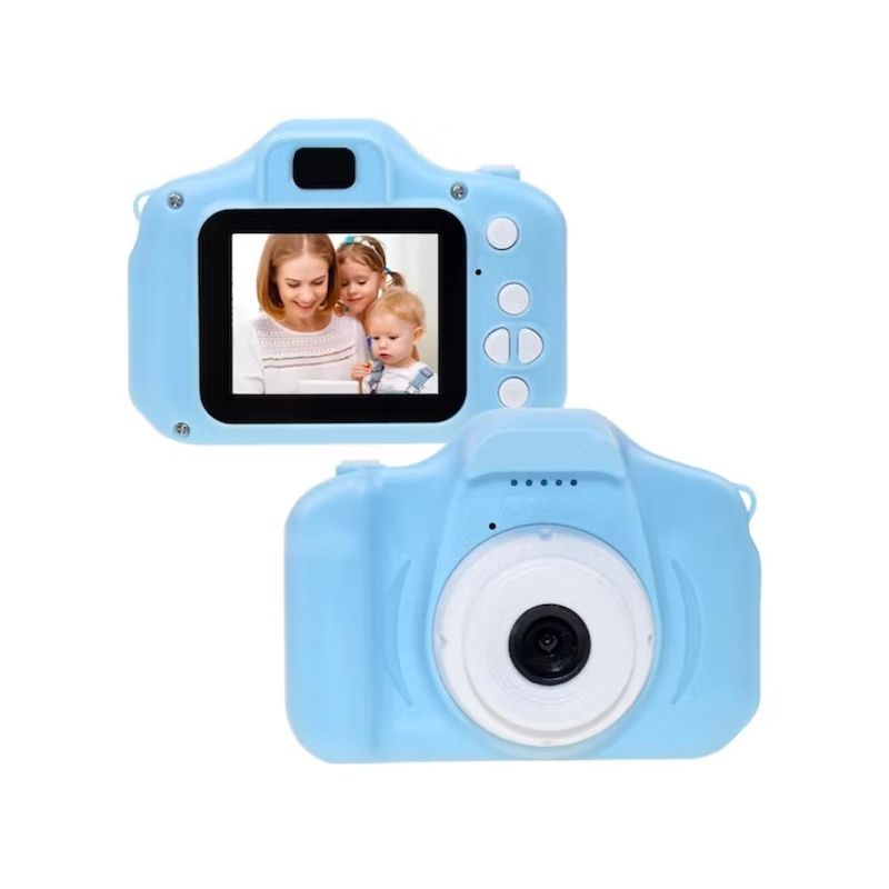 GENERICO - Cámara De Fotos Video Digital Recargable Para Niños Celeste