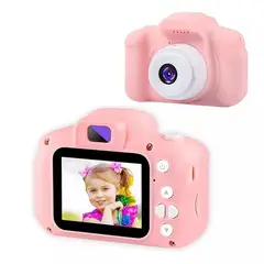 GENERICO - Cámara De Fotos Video Digital Recargable Para Niños Rosada