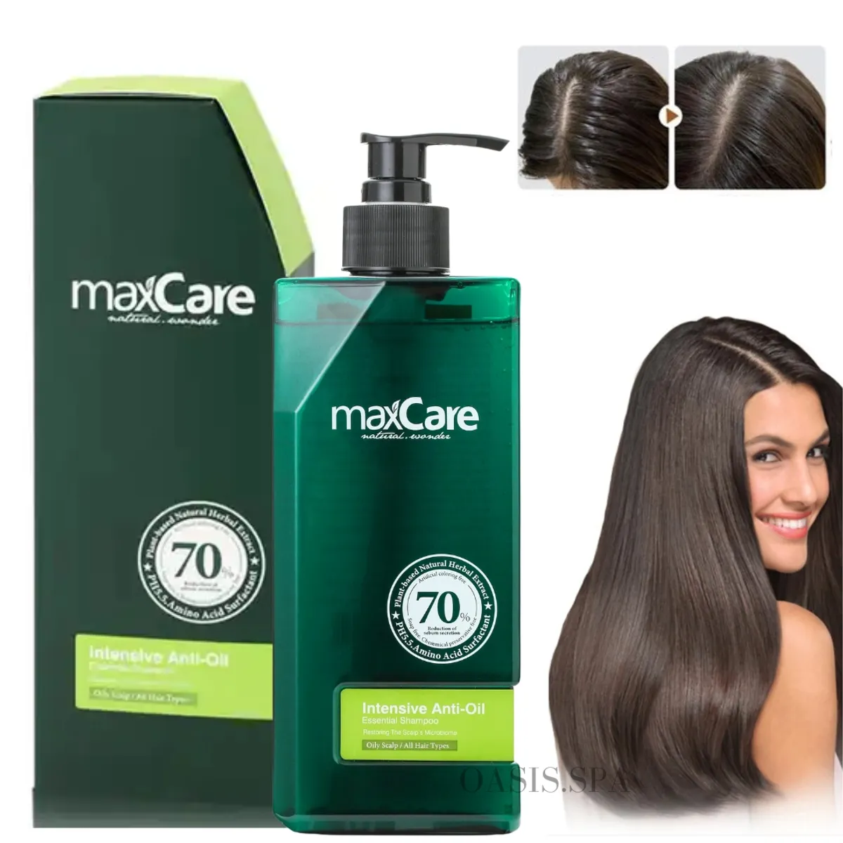 MAXCARE - Shampoo Capilar Control De Aceite