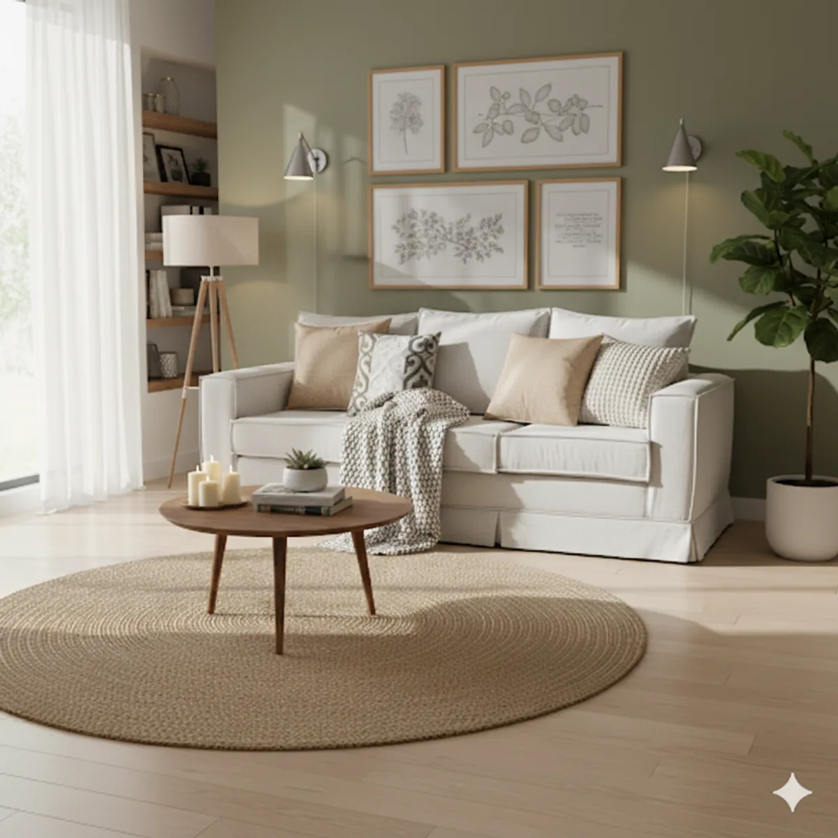 MUNDO LIVING - Sofa 3 cuerpos Pompeya crudo con sistema de resortes pocket spring