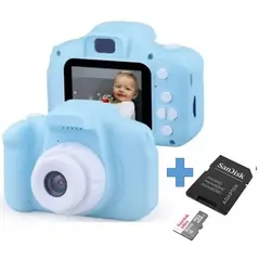 GENERICO - Cámara Fotos Video Digital Recargable Niños con Tarjeta SD