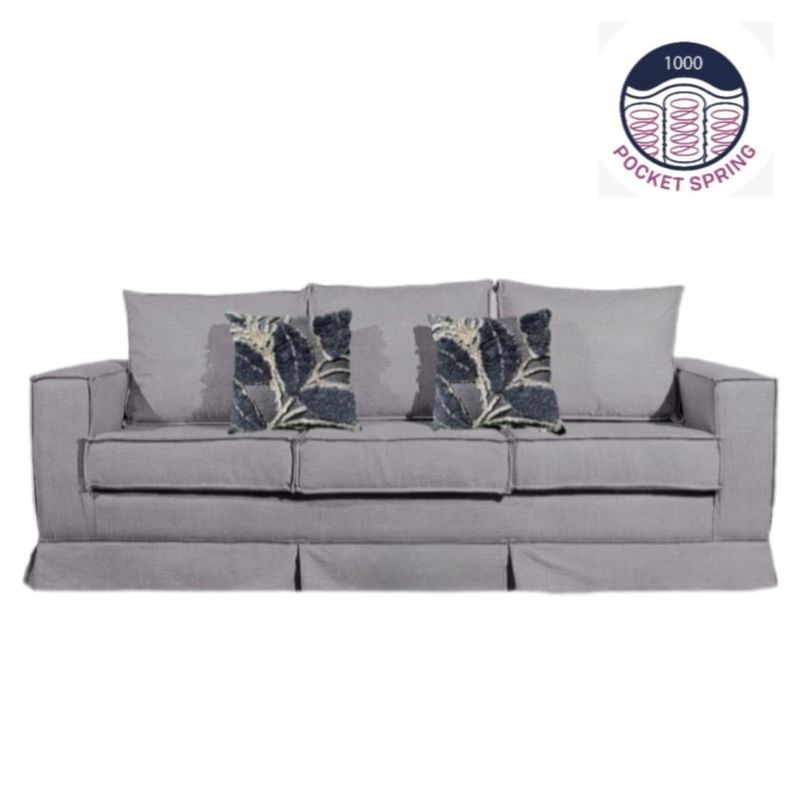 MUNDO LIVING - SOFA  3 CUERPOS  POMPEYA CON RESORTES