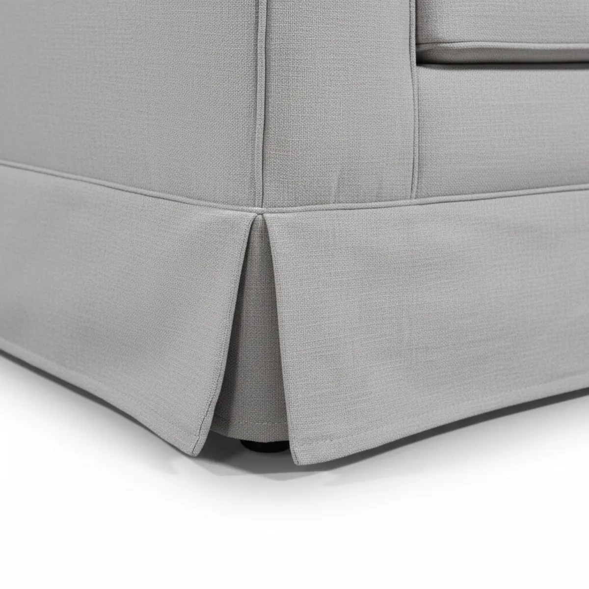 MUNDO LIVING - Sofa 3 cuerpos Pompeya gris claro con asientos de resortes pocket
