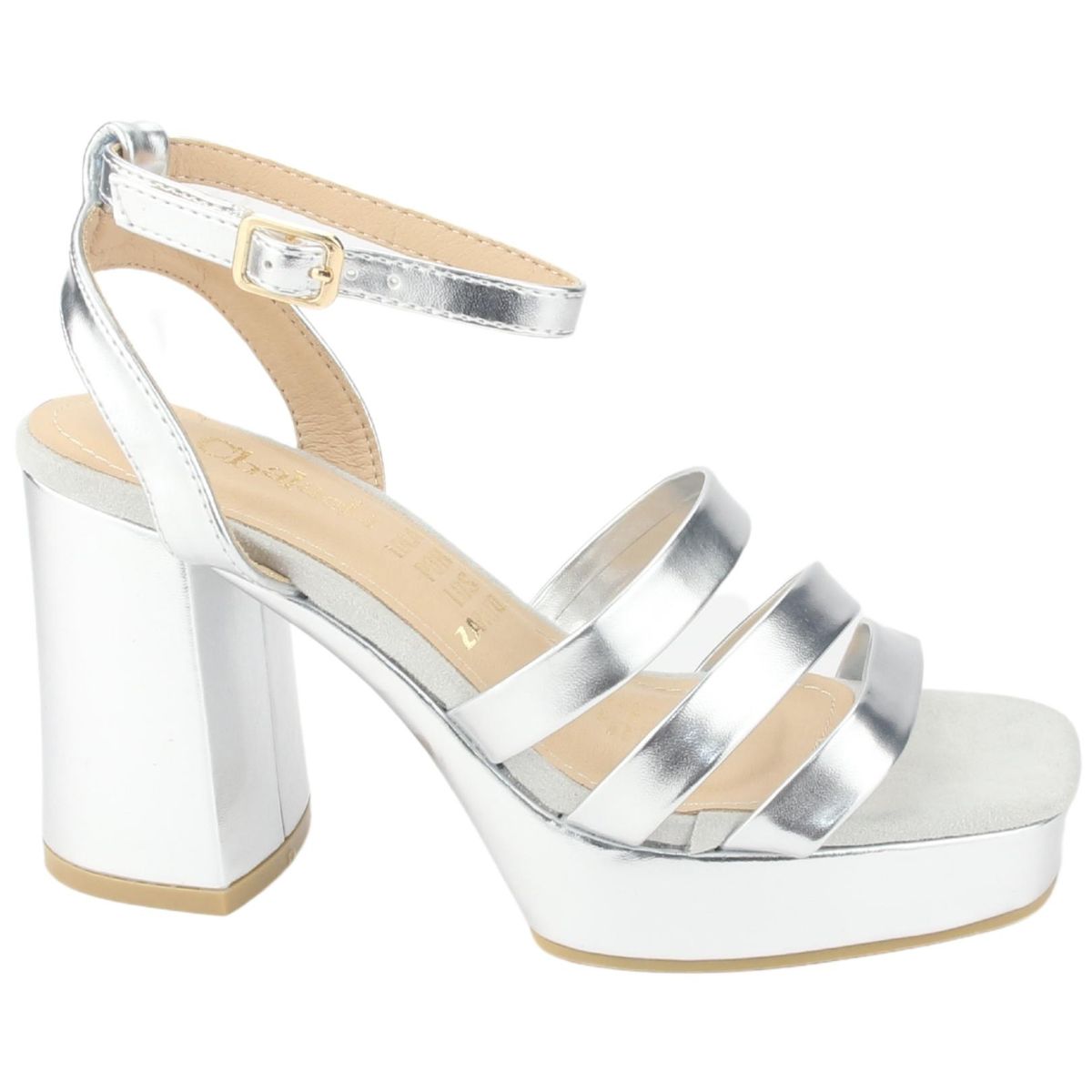 CHALADA - Sandalia Mujer Plateado Casual Chalada Sussi-3
