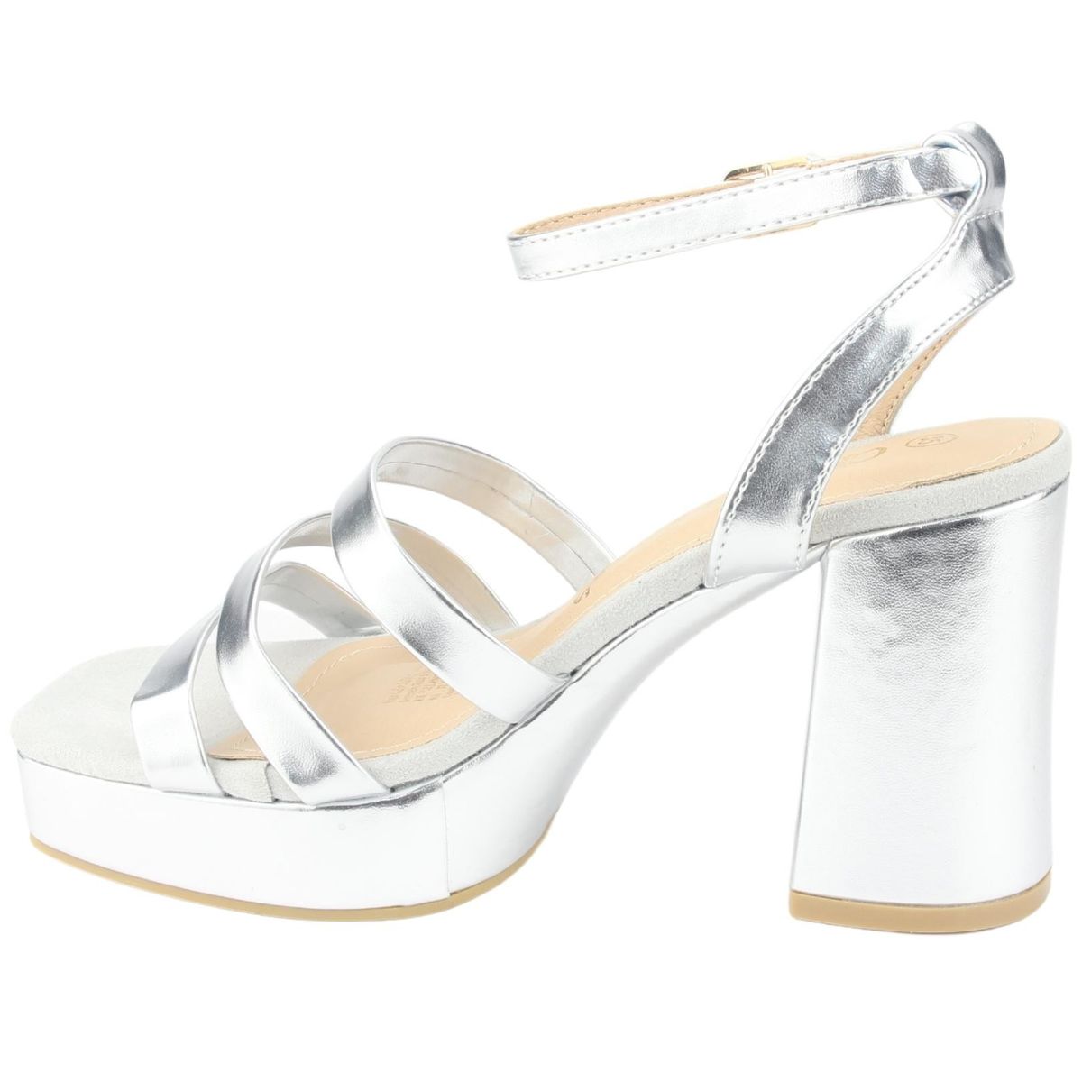 CHALADA - Sandalia Mujer Plateado Casual Chalada Sussi-3