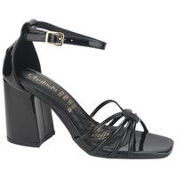 Sandalia Mujer Negro Casual Virk-17