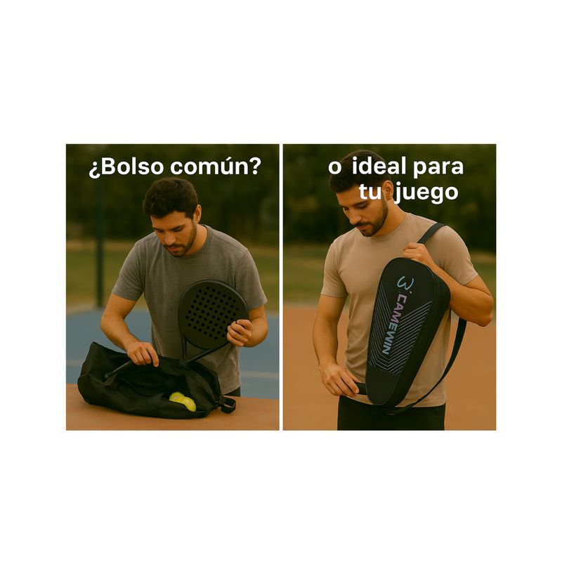 GENERICO - Bolso Paletero Pádel Camewin X2 Unidades