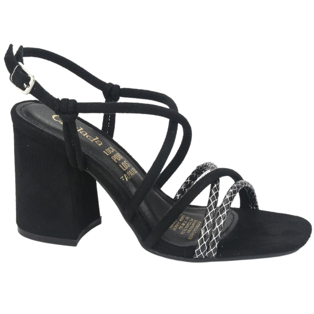 CHALADA - Sandalia Mujer Negro Casual Chalada Virk-19