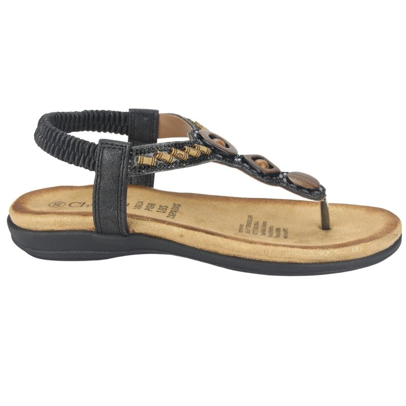 CHALADA - Sandalia Mujer Negro Casual Chalada Clara-6.