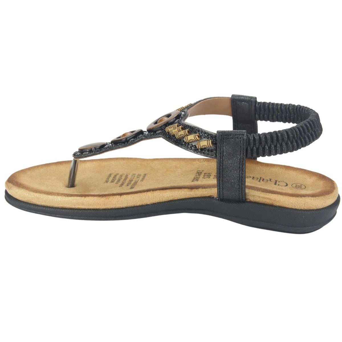 CHALADA - Sandalia Mujer Negro Casual Chalada Clara-6