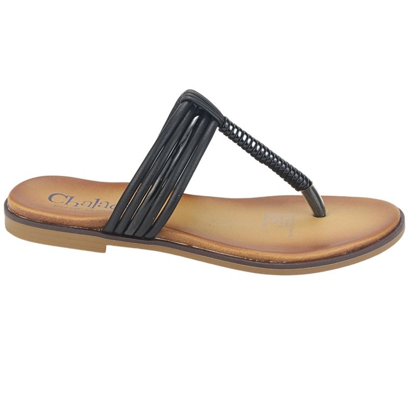 CHALADA - Sandalia Mujer Negro Casual Chalada Greca-60