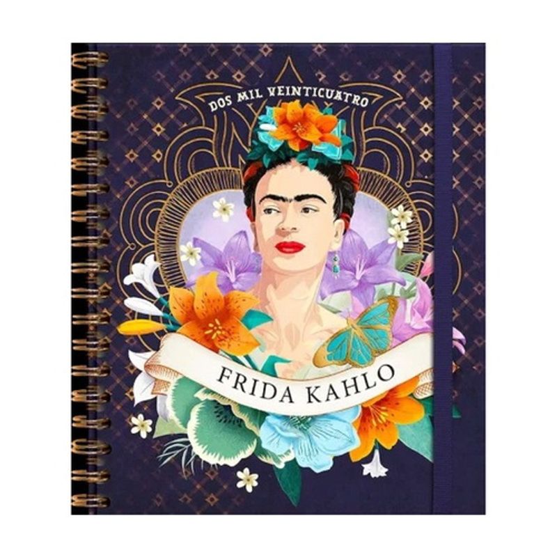 ANTARTICA LIBROS - Agenda 2024 Frida Kahlo Espiral Semanal