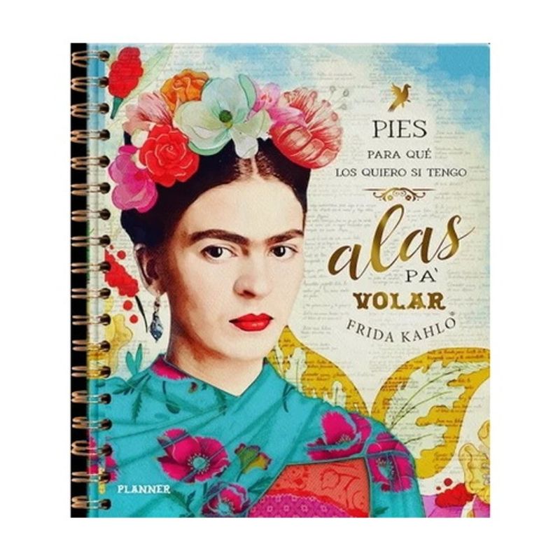 ANTARTICA LIBROS - Planner No Fechado Frida Kahlo Semanal