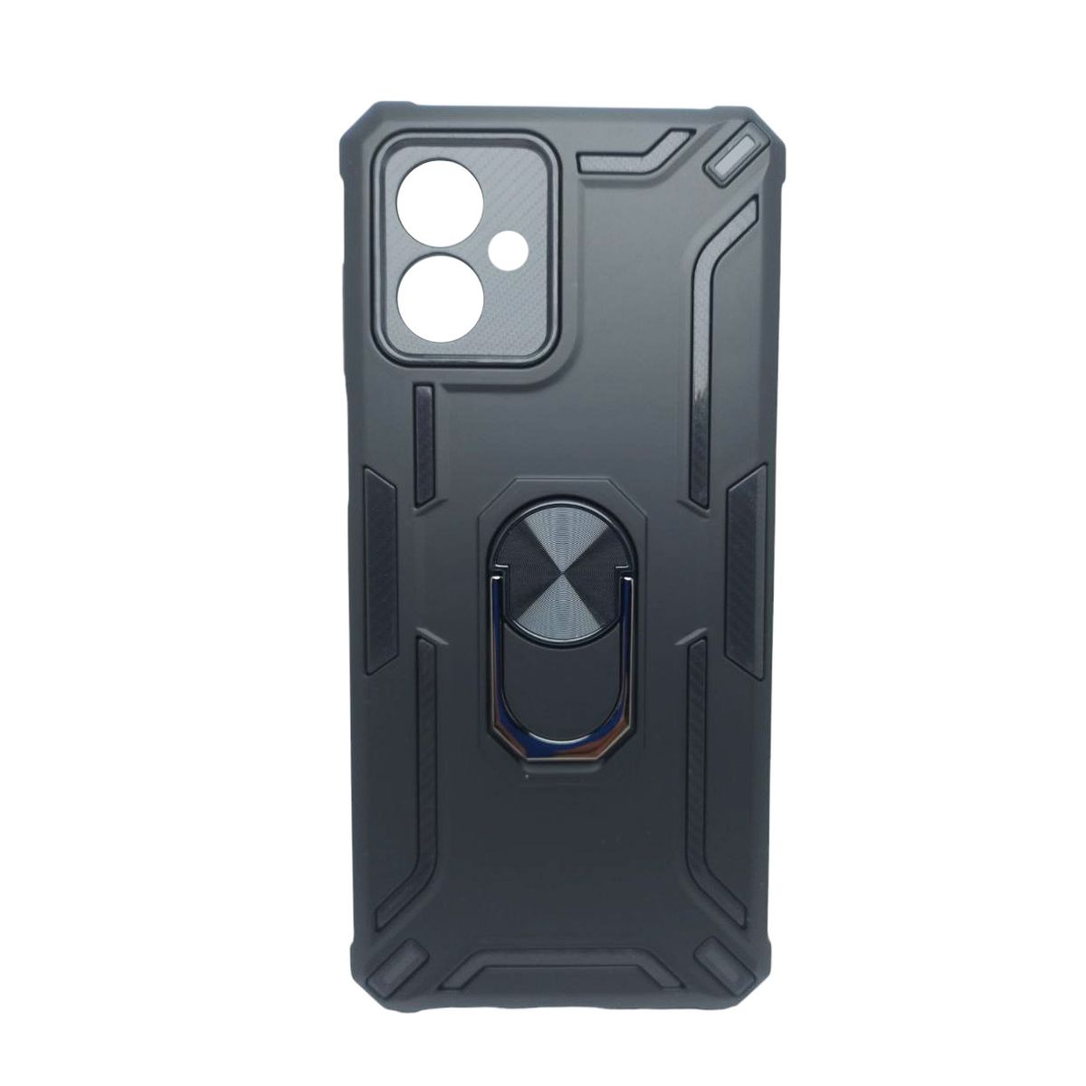 GENERICO - PROTECTOR CARCASA PARA MOTOROLA G14 ROBOT ANTISHOCK TOP NEGRO