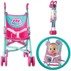 CRY BABIES - Coche De Paseo Muñecas Bebes Llorones
