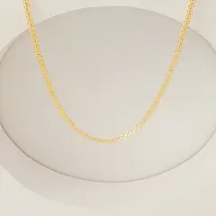 GENERICO - Cadena Tejido Chino Oro Laminado 18k