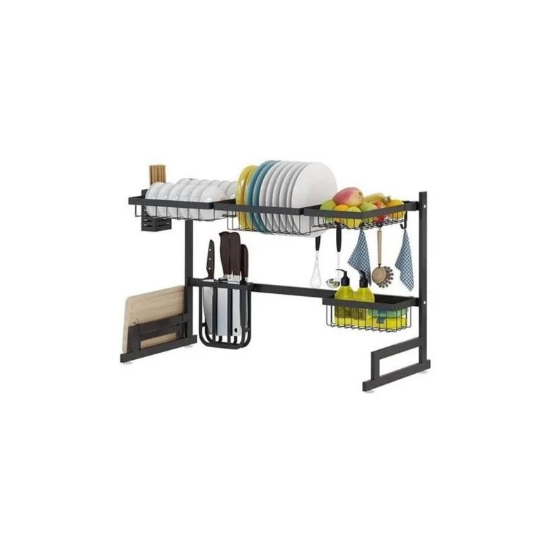 ANGELES DEL HOGAR - Secador De Platos Escurridor De Loza 85cm Organizador