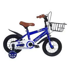 GENERICO - Bicicleta Aro 12 Infantil Sandro Azul Metalizado