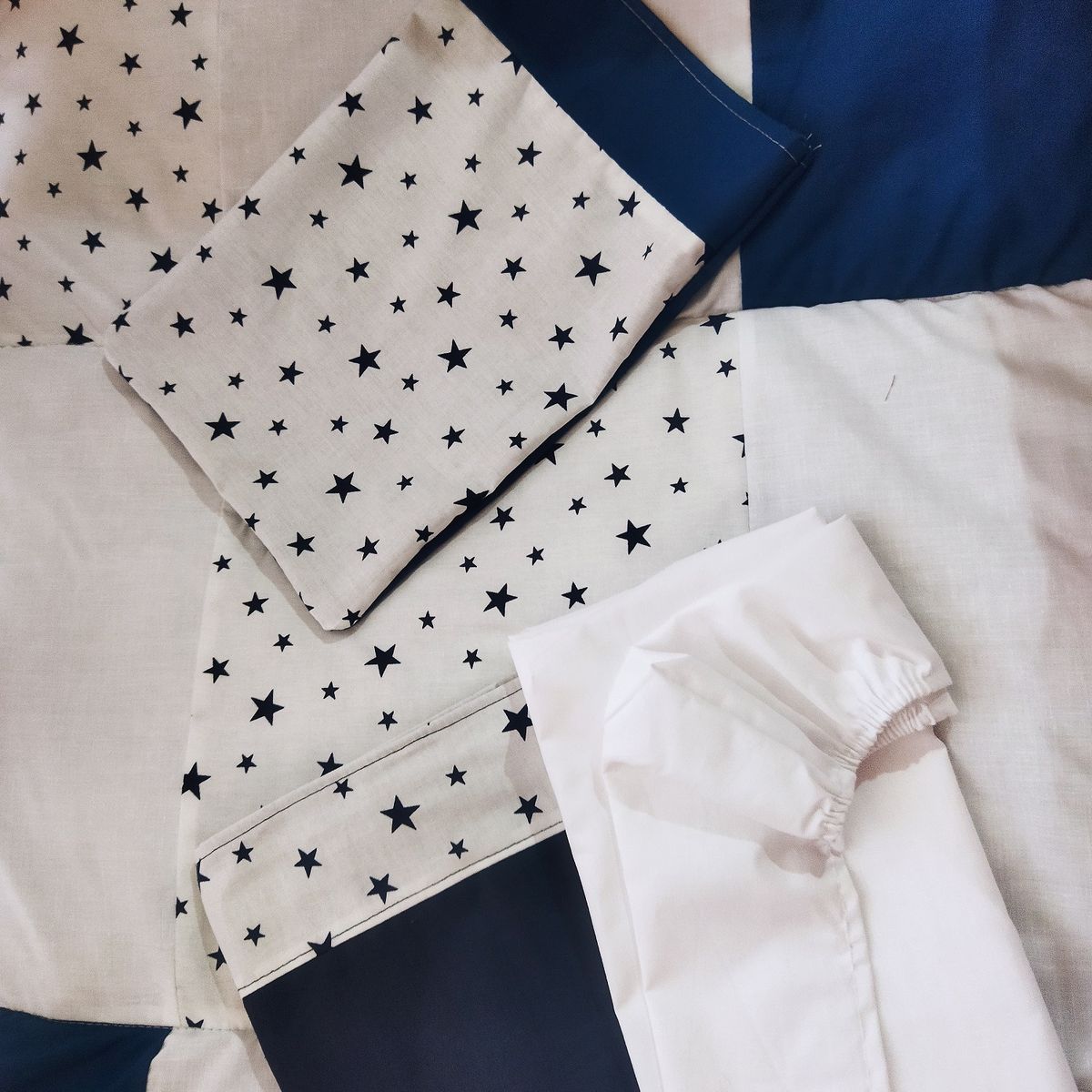 GENERICO - Juego de sabana mas cobertor cuna colecho bebe