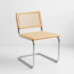 KLIK - Silla Breuer Madera y Rattan - Madera