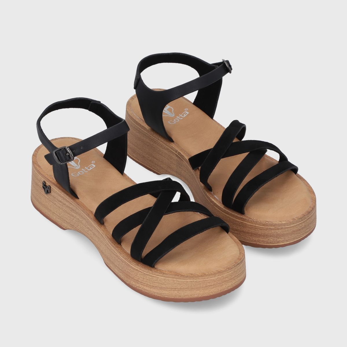 GOTTA - Sandalia Mujer Negra 45892